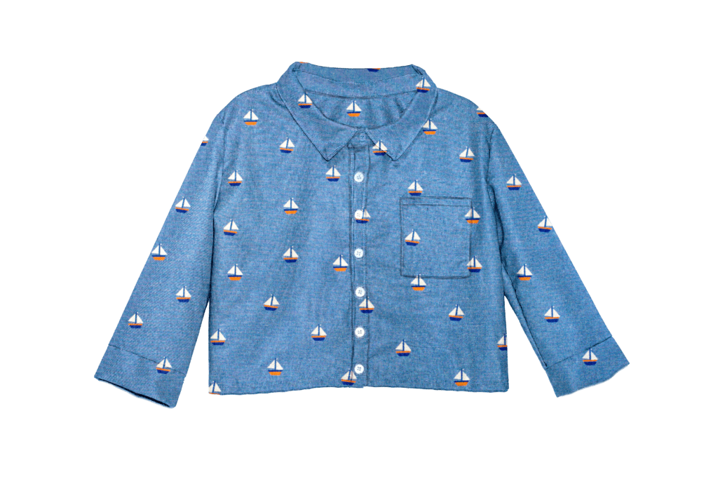 Camisa de manga comprida - Barcos